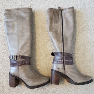 Made in Italy, Fabianelli Leather knee high Boots